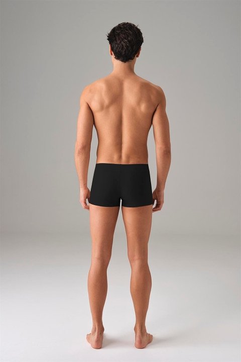 Pamuklu Dikişsiz Mini Paça Boxer Doreanse 1749 - Siyah