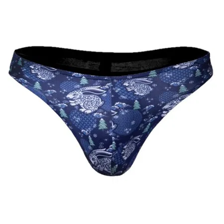 Micro Modal Tavşan Baskılı String Erkek Slip Doreanse 1202 - Tavşan Adası