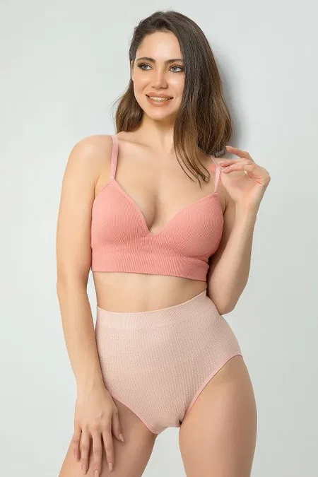 DoReMi Seamless Bralet 002-015286 - Gül Kurusu