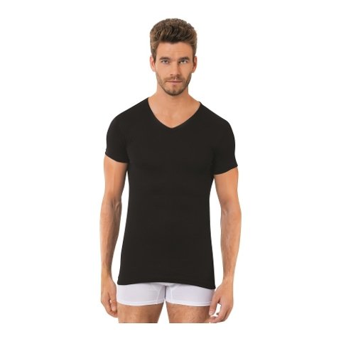 Öztaş Pamuklu V Yaka Erkek Atlet Öztaş 1042 - Görsel 3