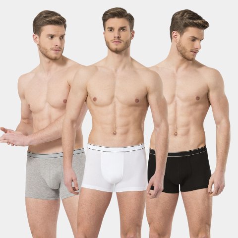 Likralı Yumuşak Pamuklu 3’lü Erkek Boxer Türen 175