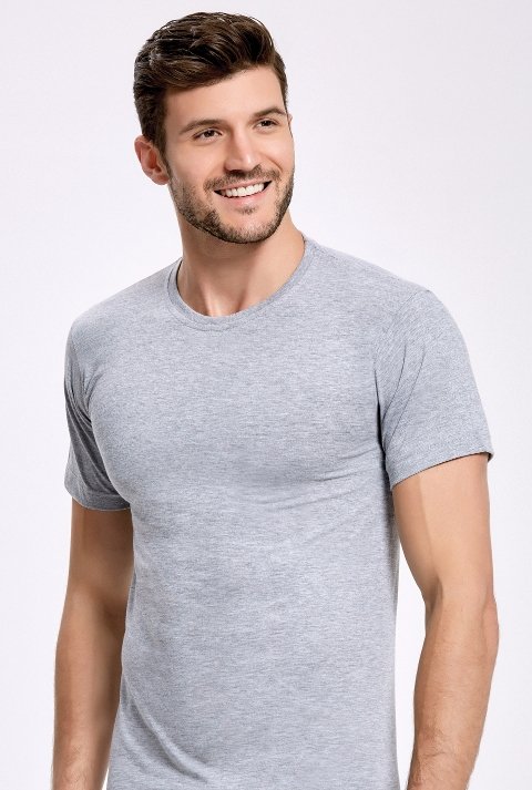 Pamuklu 0 Yaka Kısa Kollu Atlet İlke 1122