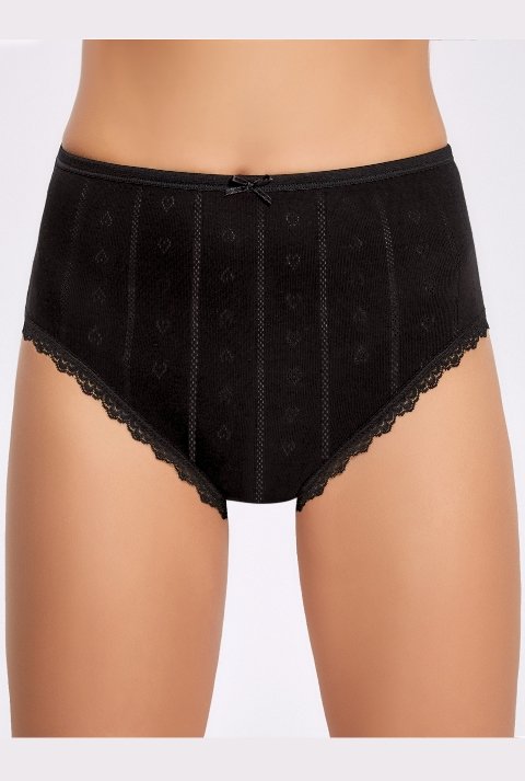 İlke Yüksek Bel Dantelli Bato Pamuklu Külot İlke 286 - Görsel 5