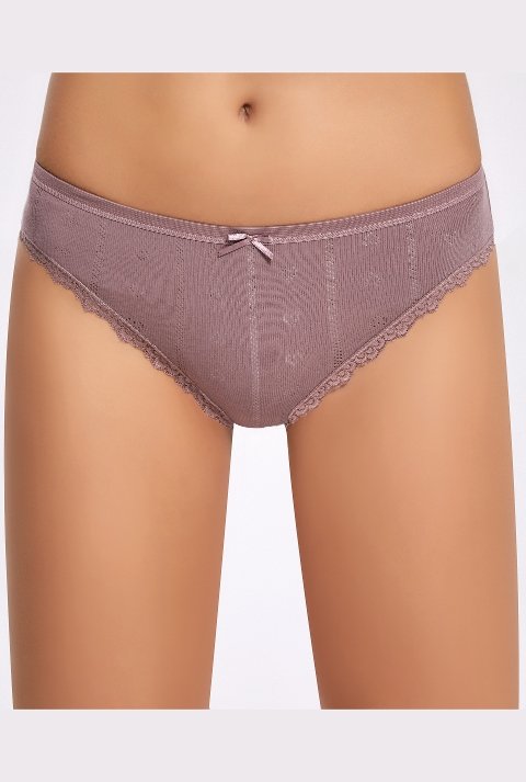 İlke Yüksek Bel Dantelli Bikini Külot Pamuk İlke 273 - Görsel 4