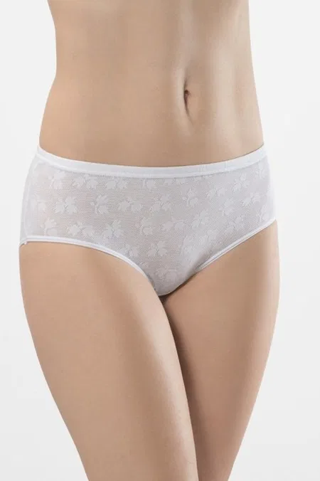 Türen Pamuklu Yüksek Kesim Bikini Külot Beyaz Türen 283