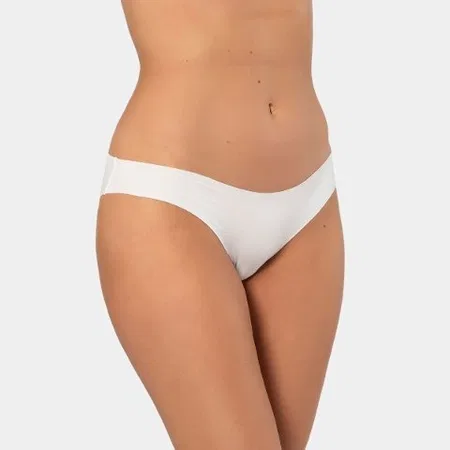 Lazer Kesim Supima Pamuklu Slip Külot Türen 907 - Beyaz