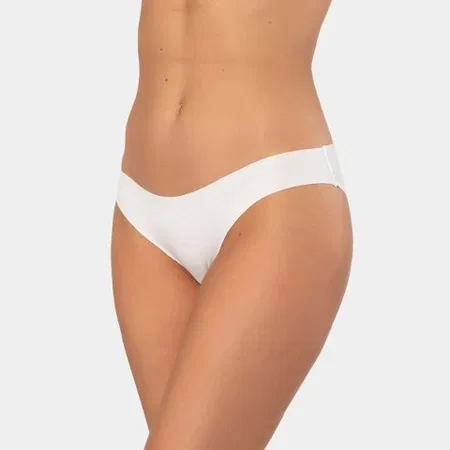 Lazer Kesim Supima Pamuklu Slip Külot Türen 907 - Beyaz