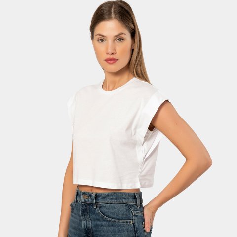 Tek Parça Esnek Kesim Kadın Body Türen 3402 - Beyaz