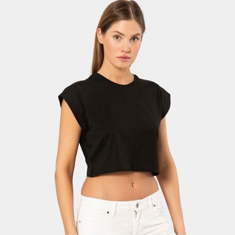 Pamuklu Tek Parça Siyah Body Türen 3402 - Siyah