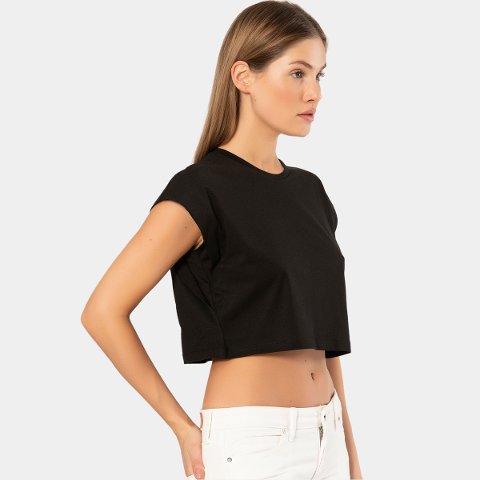 Pamuklu Tek Parça Siyah Body Türen 3402 - Siyah