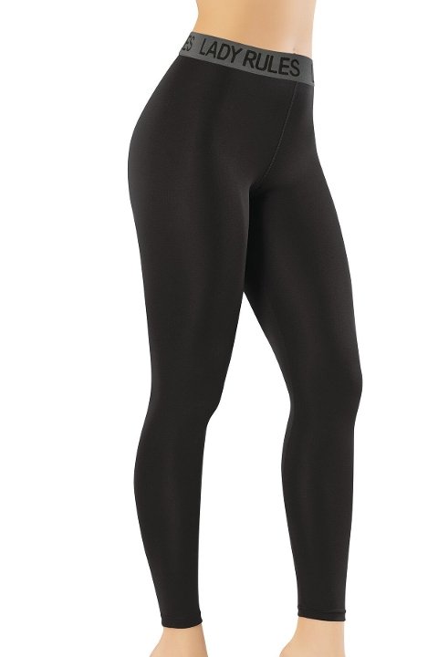 Yüksek Bel Destekli Kadın Disko Tayt Kota 4104