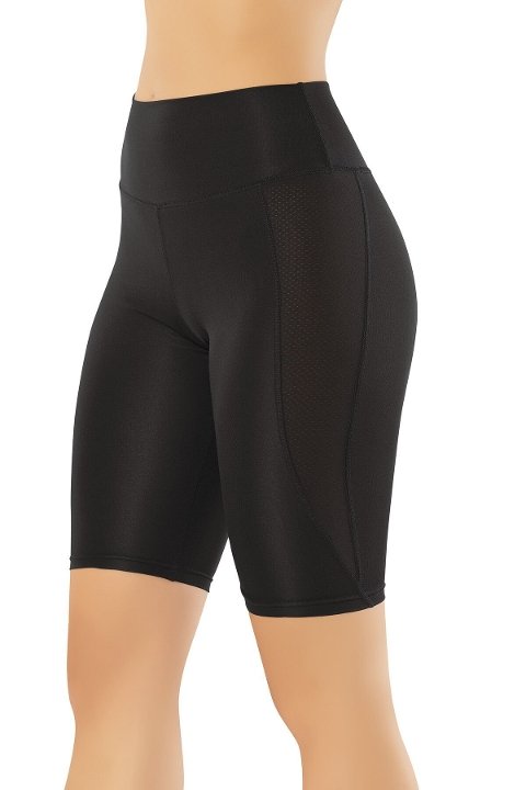 Yanları Fitilli Yüksek Bel Tayt Siyah Kota 4115