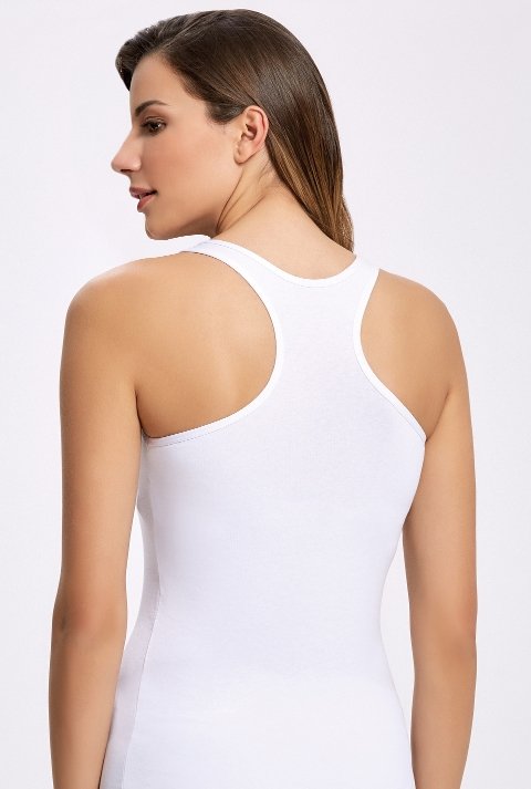 Pamuklu Nefes Alan Geniş Askılı Atlet İlke 2238