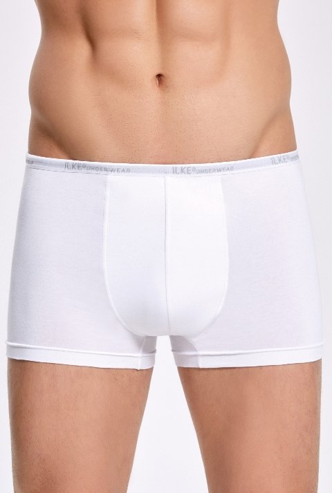 Modal Pamuklu İnce Bel Boxer İlke 1603 - Beyaz