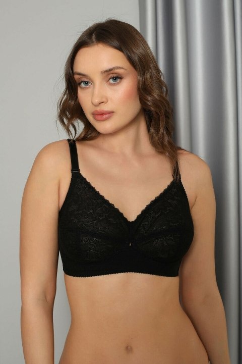Dantelli Toparlayıcı Büyük Beden Sütyen NBB 377 - 2