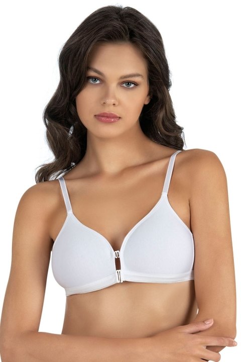 Dantel Detaylı Önden Açma Kaplı Sütyen Fabony 1130