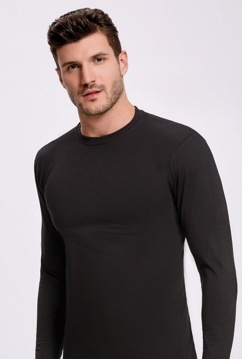 Pamuk Süprem Uzun Kollu 0 Yaka Atlet İlke 1020