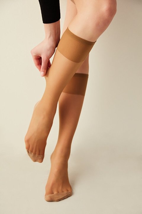 Bronz 15 Denye Kadın Külotlu Çorap Penti 15