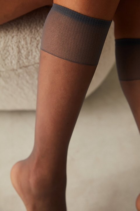 Düşük Denye Kadın Külotlu Çorap Penti 0A7 - Lacivert