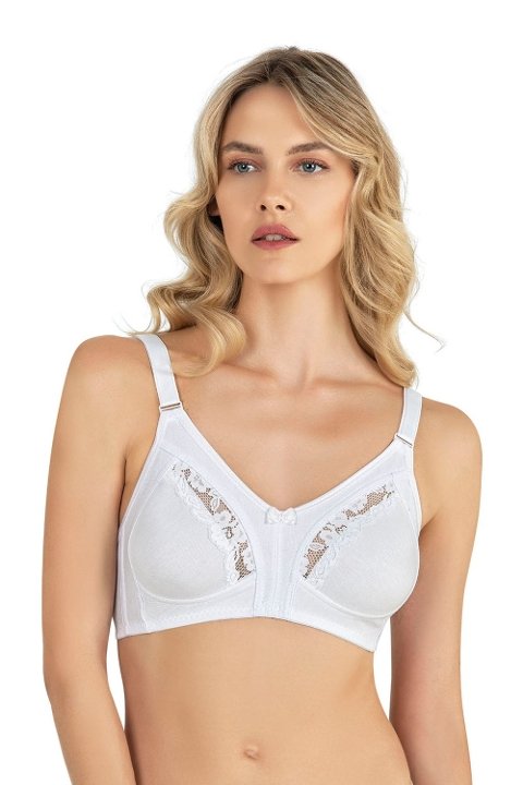 Tam Kap Destekli Toparlayıcı Sütyen Fabony 3180 - Beyaz