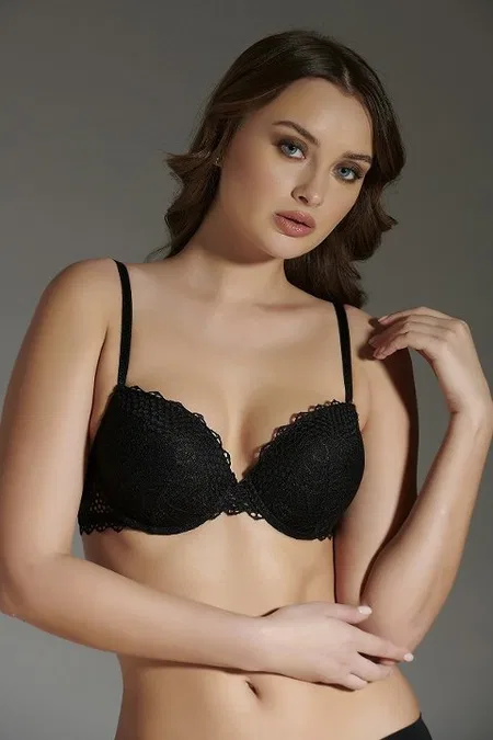 Push up Destekli Sütyen New Bra 8115 - Siyah