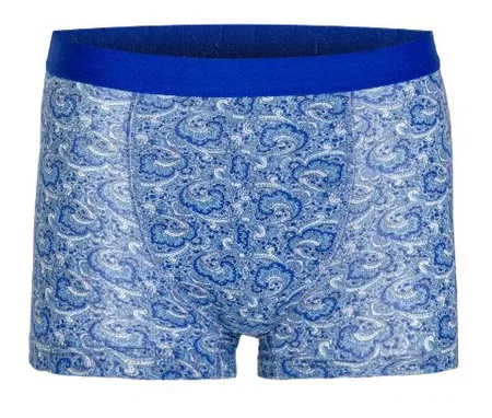 Modal Pamuklu Dikişli Uzun Paça Boxer İlke 1604 - Saks