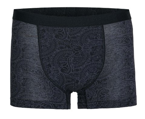 Modal Pamuklu Dikişli Uzun Paça Boxer İlke 1604 - Siyah