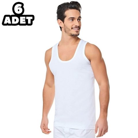 Pamuklu Ribana Askılı Erkek Atlet Seher Yıldızı 0001