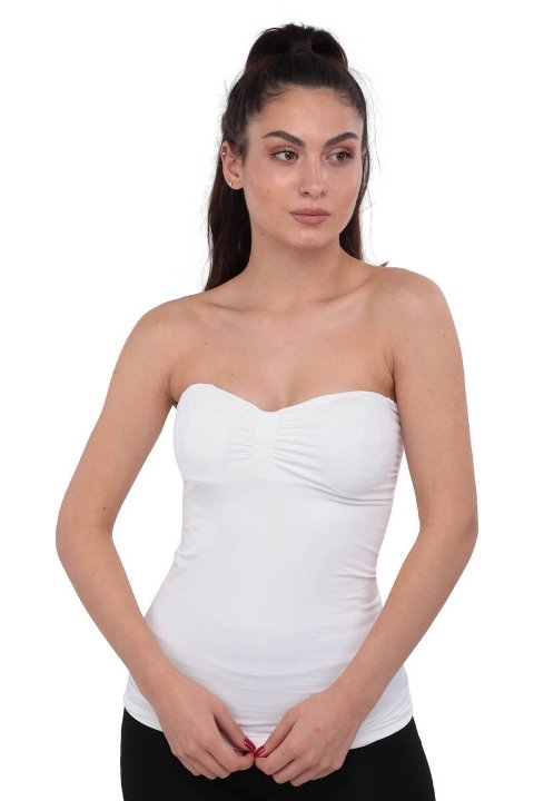 Liza (Layza) Pamuklu Dikişsiz Uzun Kadın Atlet Liza 14008 - Görsel 2