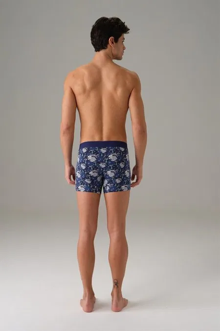 Tavşan Baskılı Modal Pamuk Erkek Boxer Doreanse 1732 - Tavşan