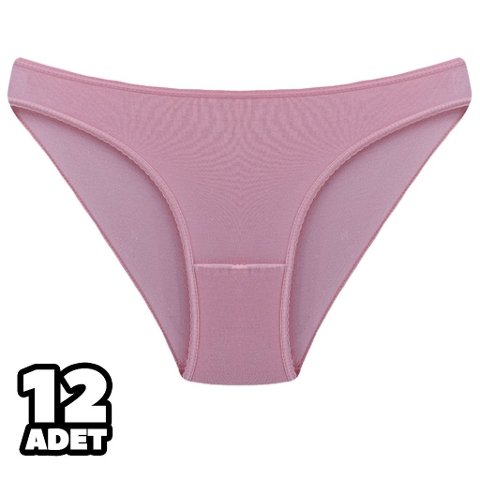 Pamuklu Yüksek Bel Bikini Külot Tutku 0546 - Asorti