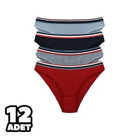 Tutku Pamuklu Dikişli Pırlanta Bikini Külot Tutku 0746 - Görsel 2