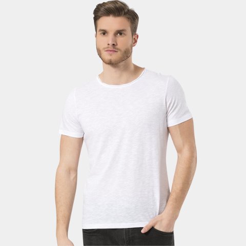 Pamuklu Kısa Kollu Erkek Tişört Wtshirt 1