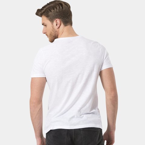 Wtshirt Pamuklu V Yaka Kısa Kollu Atlet Wtshirt 7137 - Görsel 3