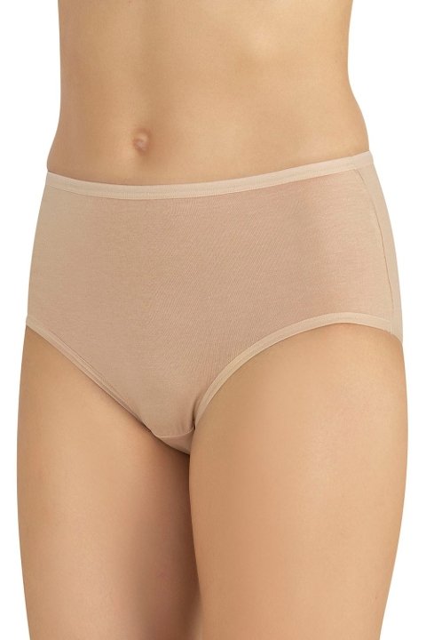 Yüksek Bel Karın Destekli Külot Siyah Fabony 1280 - Ten