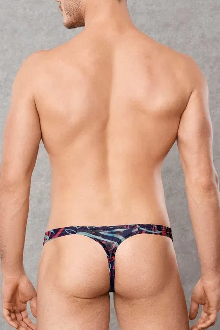 Zebra Desen Modal Pamuklu Erkek String Doreanse 1406 - Zebra