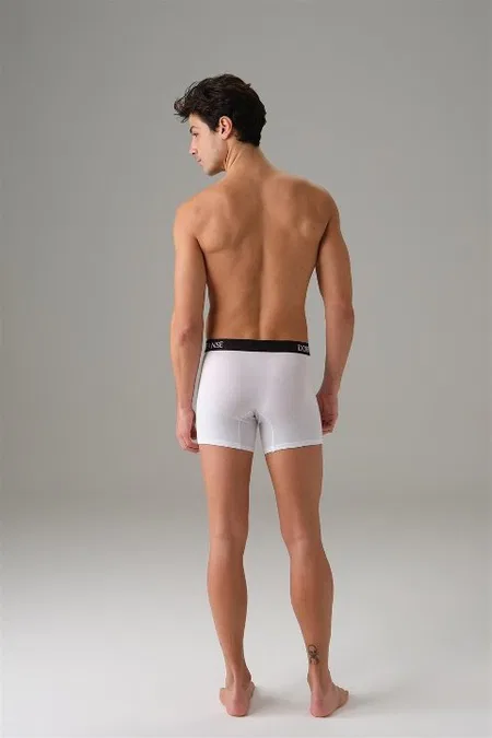 Modal Pamuk Karışımlı Erkek Torbalı Boxer Doreanse 1529 - Beyaz
