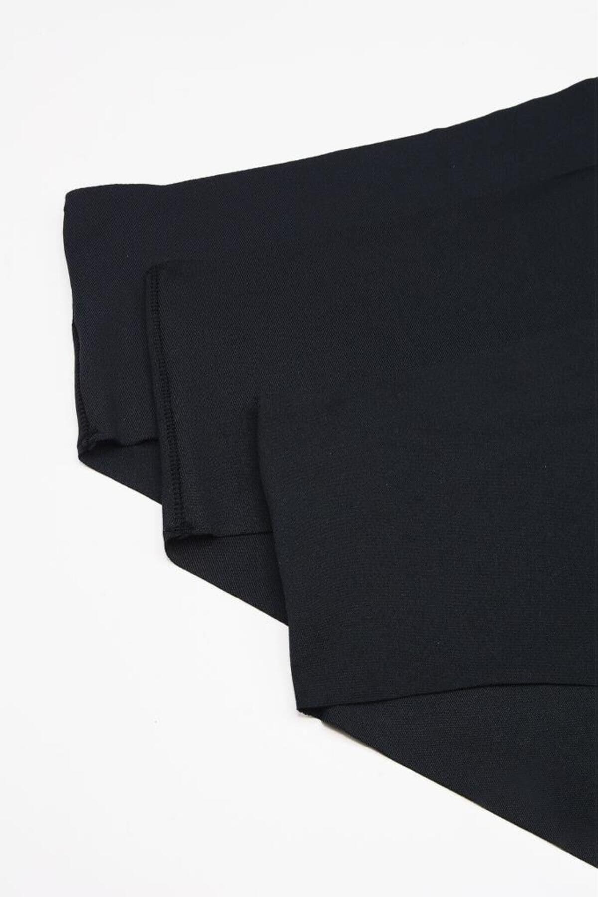 Yüksek Bel Esnek Kumaş 3'lü Paket Külot NBB 327 - Siyah