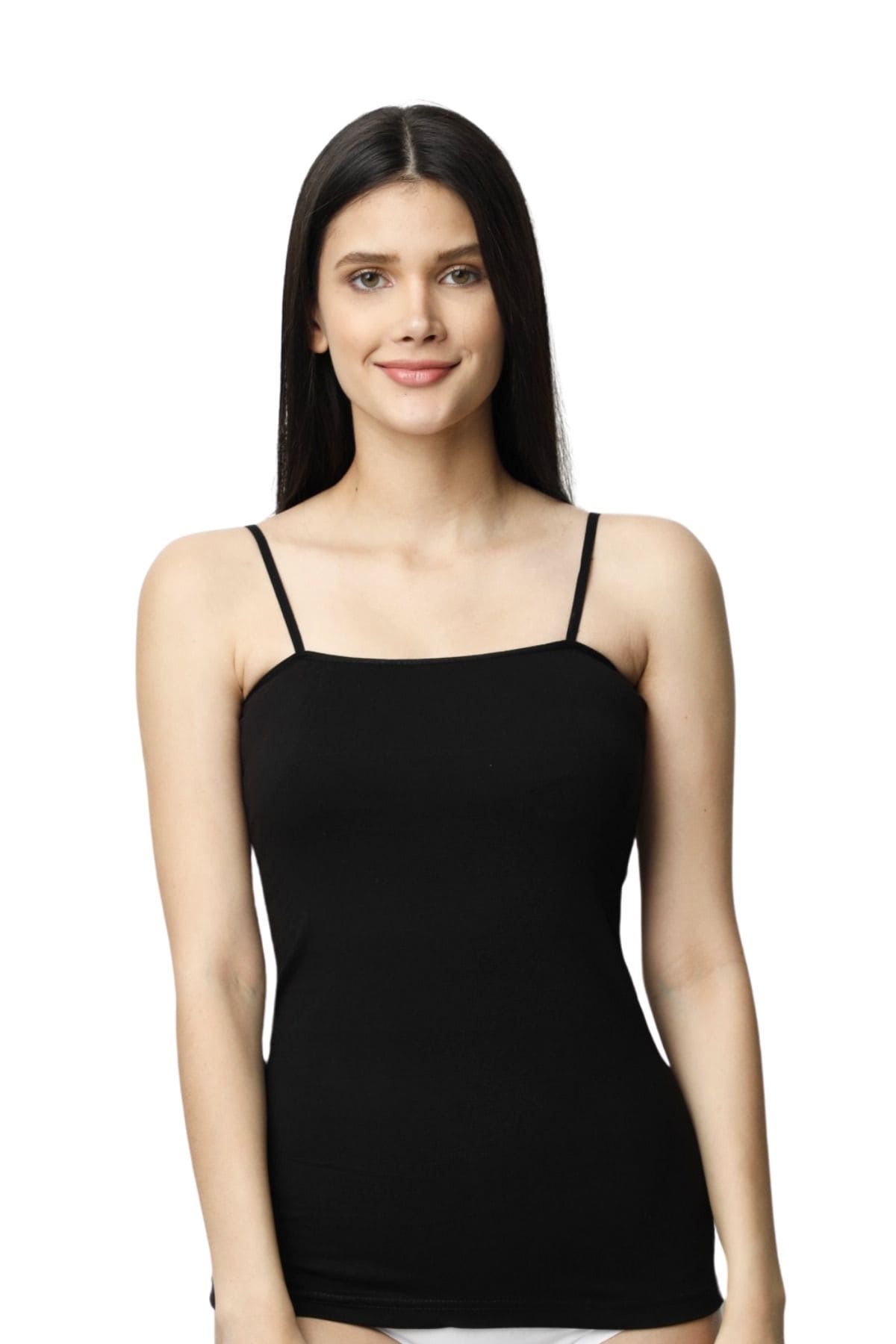 İp Askılı Kadın Atlet 3'lü Somon Donex 3350 - Siyah