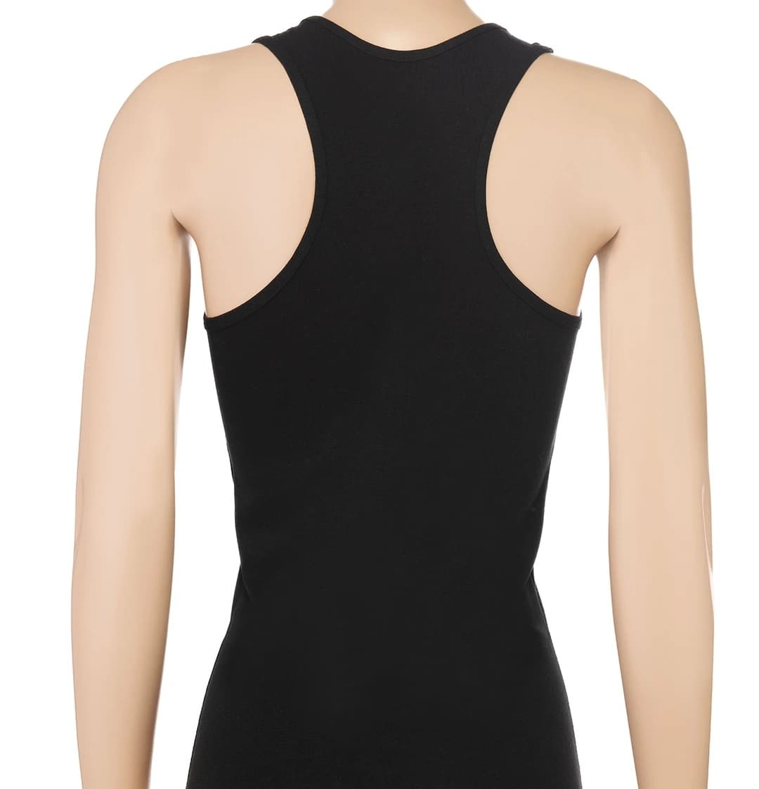 Pamuklu Nefes Alan Kadın Atlet 3'lü Paket Yıldız 2081 - Siyah