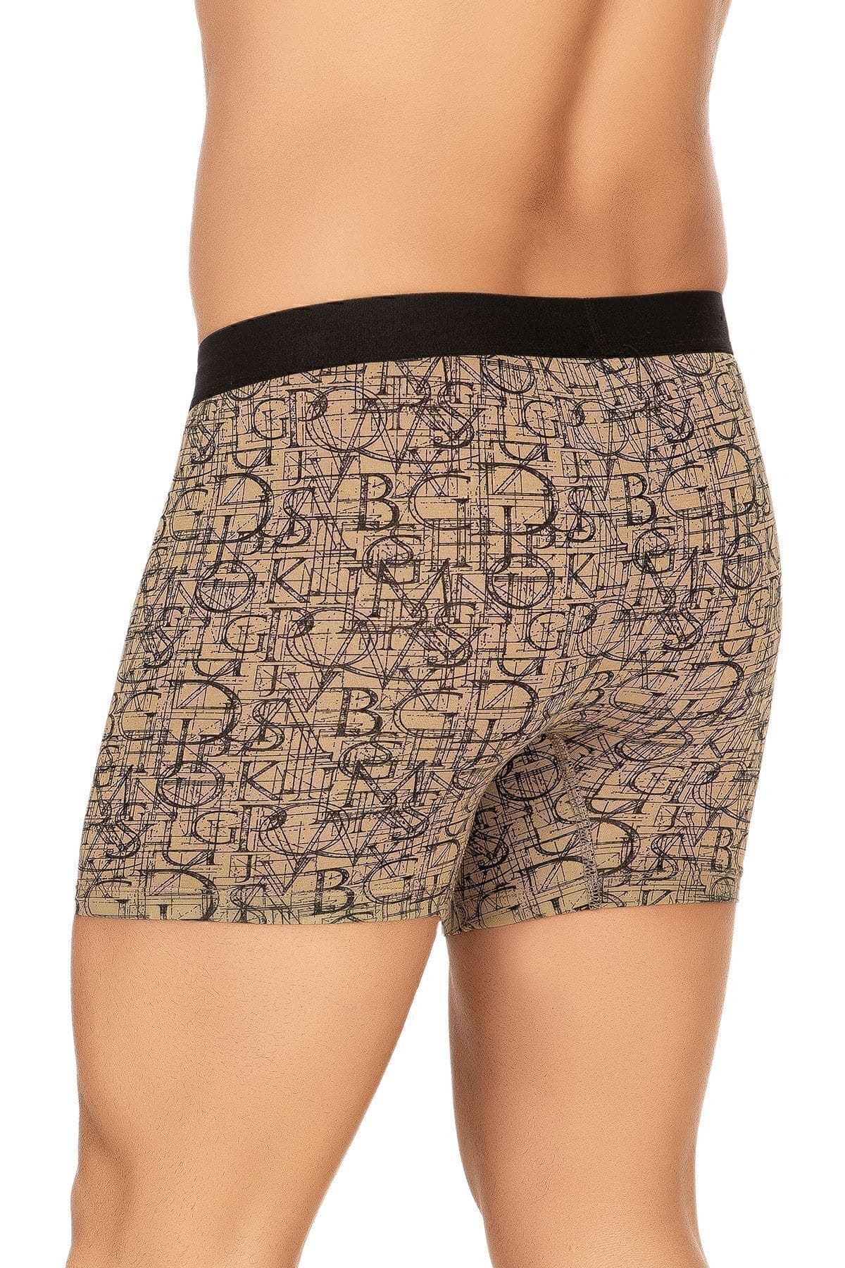 Özkan Desenli Likralı Pamuklu Boxer Özkan 11111 - Görsel 4