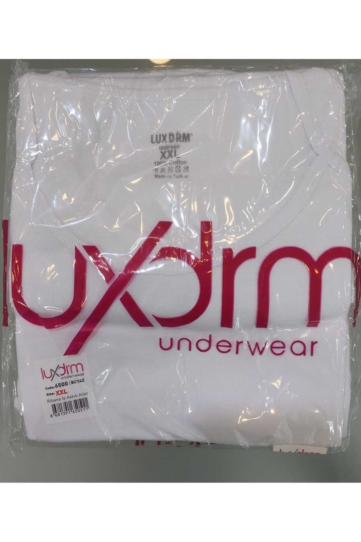 Pamuklu İp Askılı Kadın Atlet Lüx DRM 6500 - Beyaz