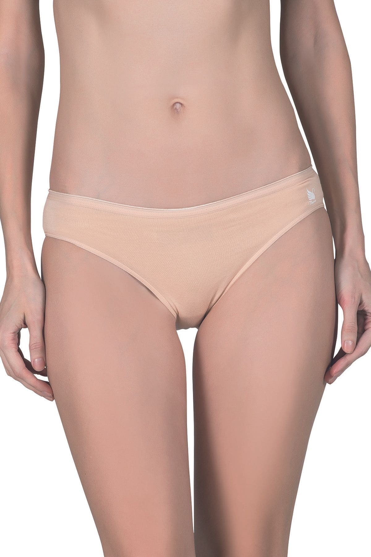 Pamuklu Modal Esnek Yüksek Bel Külot Özkan 23924 - Ten