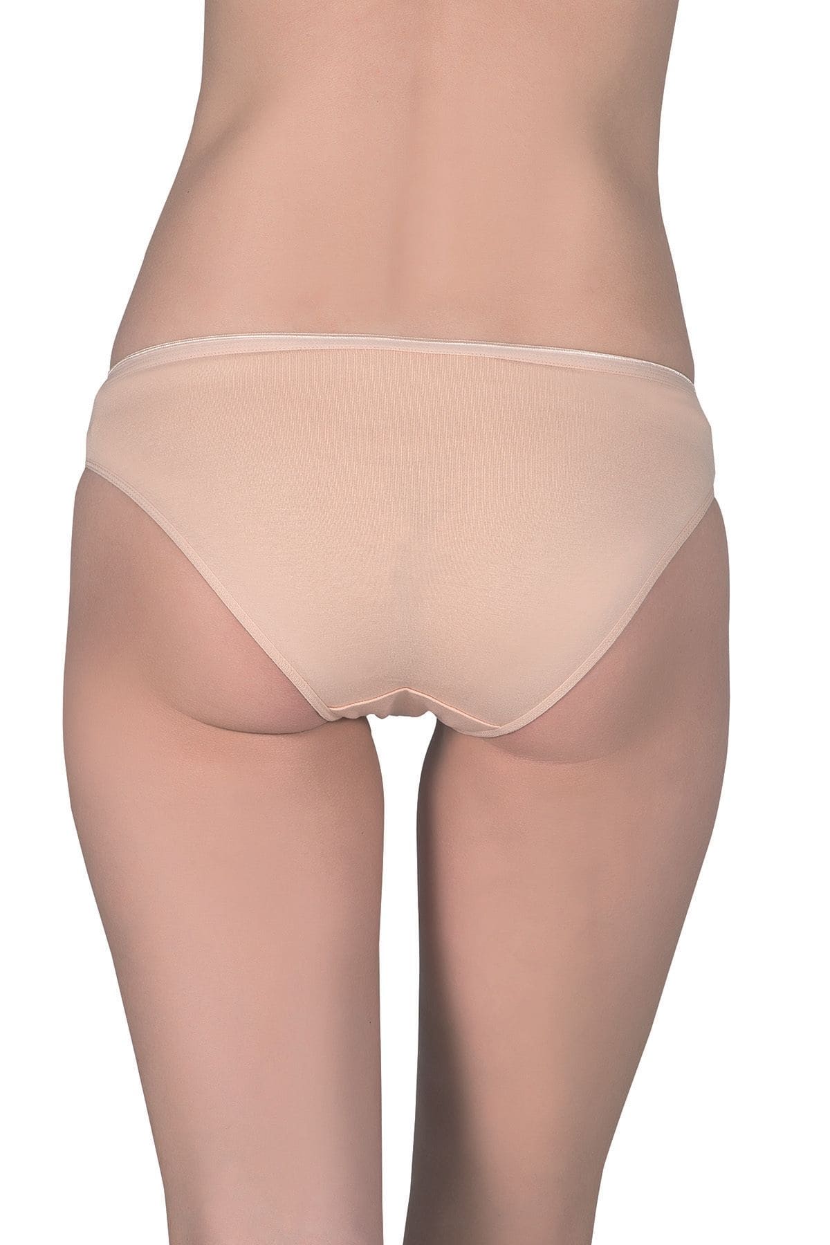 Pamuklu Modal Esnek Yüksek Bel Külot Özkan 23924 - Ten