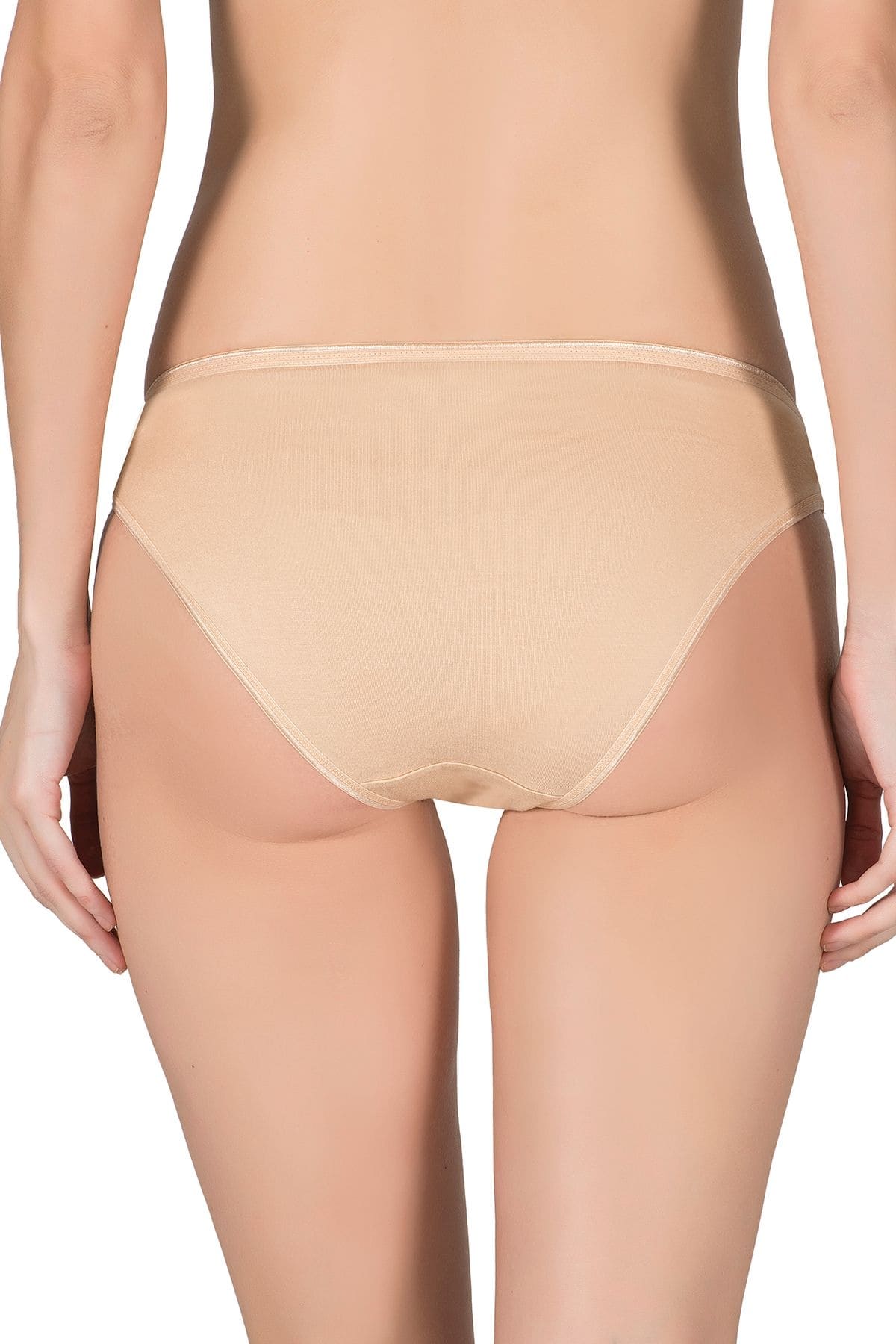 Yüksek Bel Esnek Slip Külot 10lu Paket Özkan 23926 - Ten