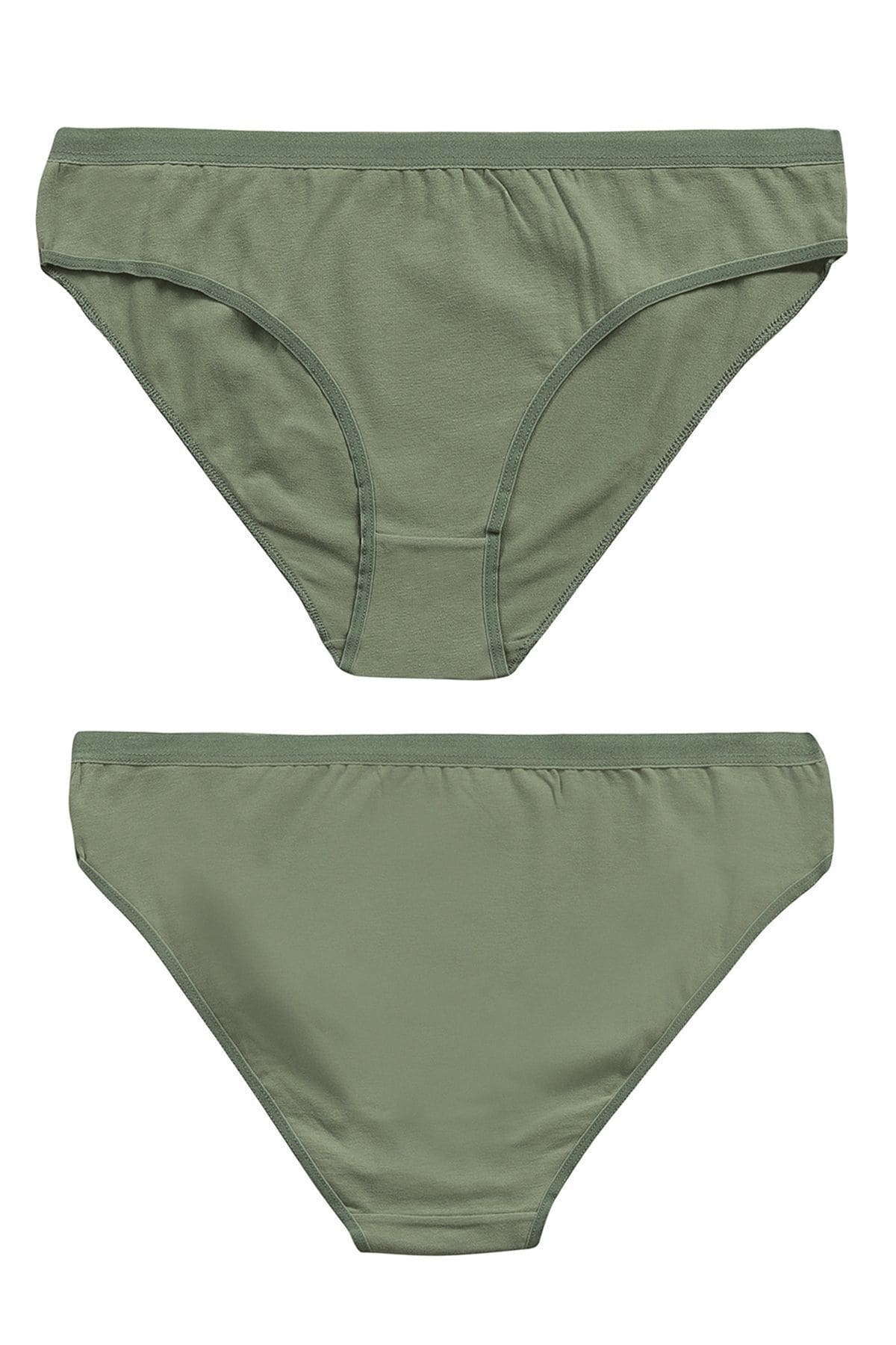 Özkan Pamuklu Esnek Yüksek Bel Slip Bikini Külot Özkan 26804 - Görsel 3