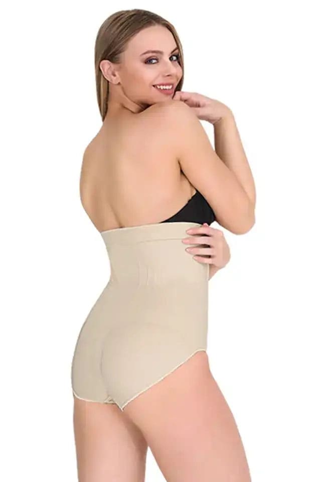 Kademeli Kompresyon Yüksek Bel Slip Korse Pera Fitol 8002 - Ten