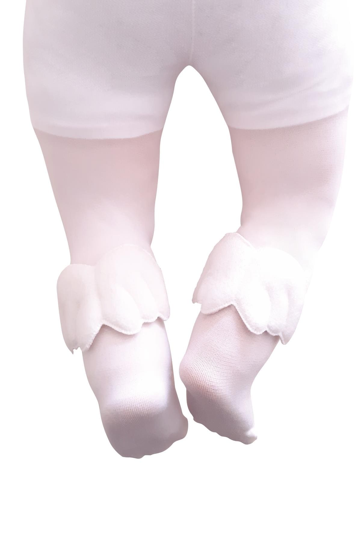 Beyaz Renkli Dayanıklı Bebek Külotlu Çorap Daymod 2145004 - Beyaz