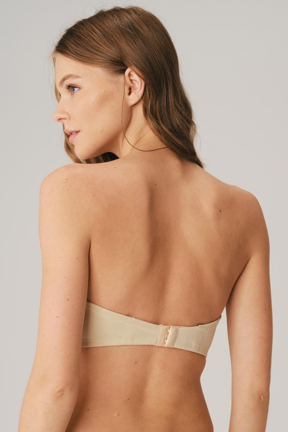 Anıl Askısız Kullanılabilen Yumuşak Cup Sütyen 3346 - Ten