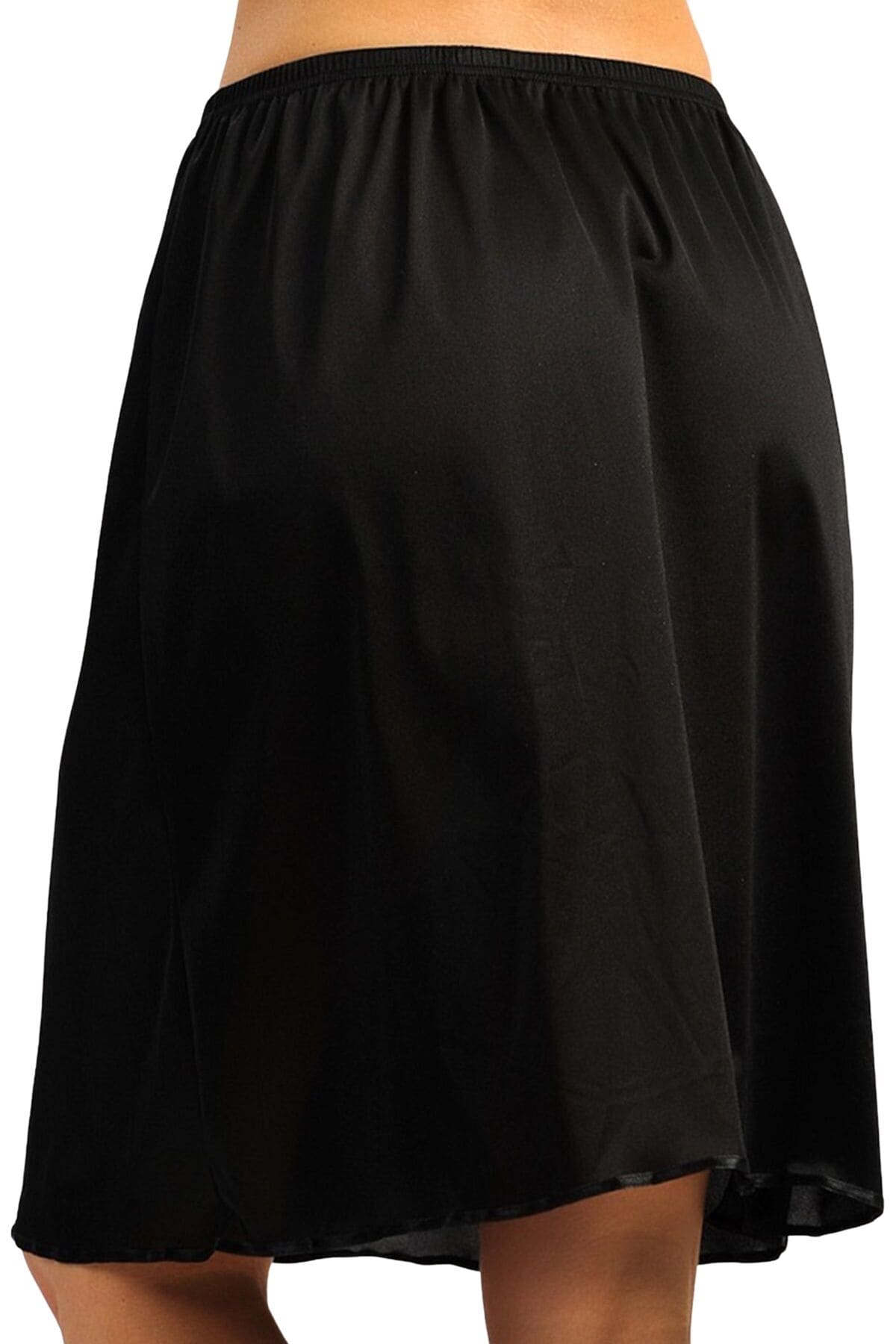 Anıl Dantelsiz Kısa Jüpon 0616 - Siyah